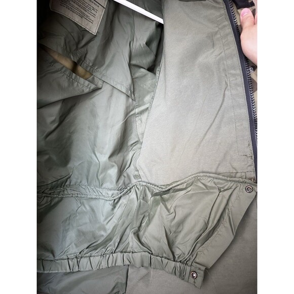 US Military Gore-Tex Woodland Camo Cold Weather Hooded Parka Jacket Small/Reg - Picture 7 of 13